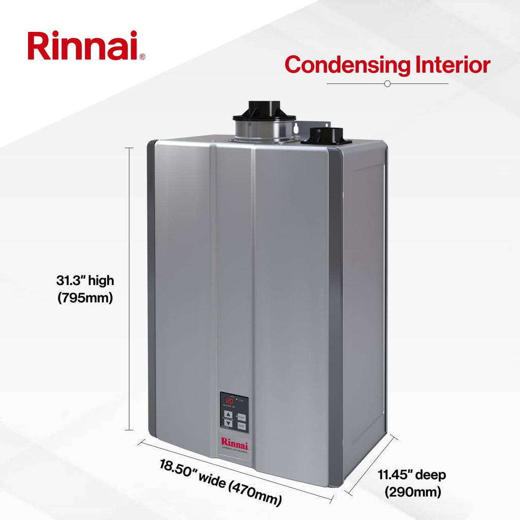 Propane Condensing Tankless Water Heater, 11 GPM, 199,000 BTU a7k