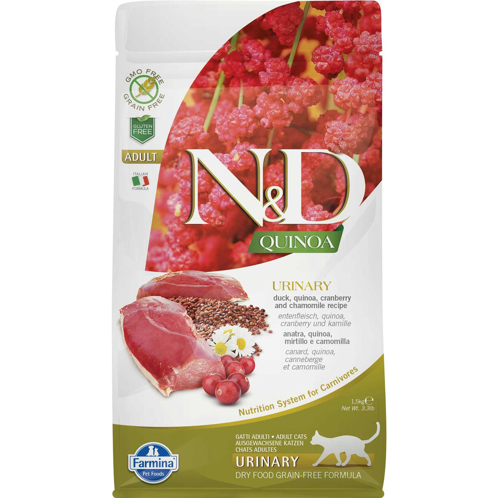 Farmina N&amp;D Quinoa Urinary Duck Cat Food - Pet Supplies online store