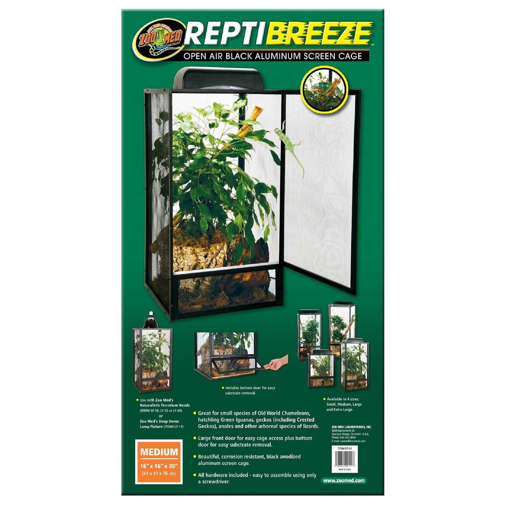 Reptibreeze Open Air Aluminum Screen Cage k7m