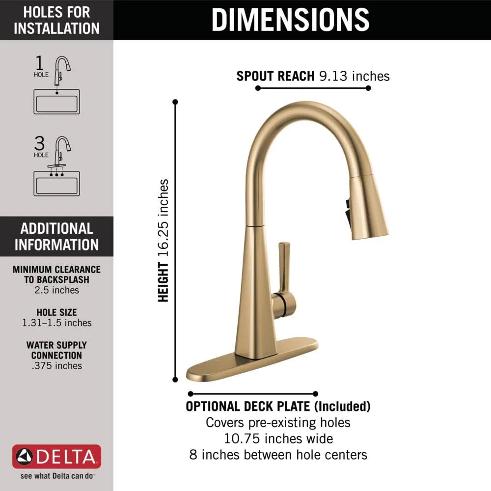 Kitchen Faucet Pull-Down Bronze a7