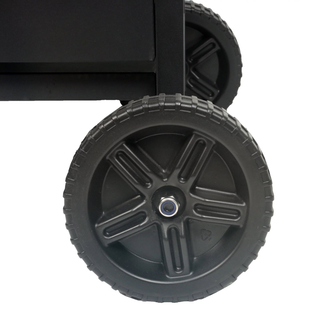 5 Burner Combo Gas Grill and Griddle Black k7p