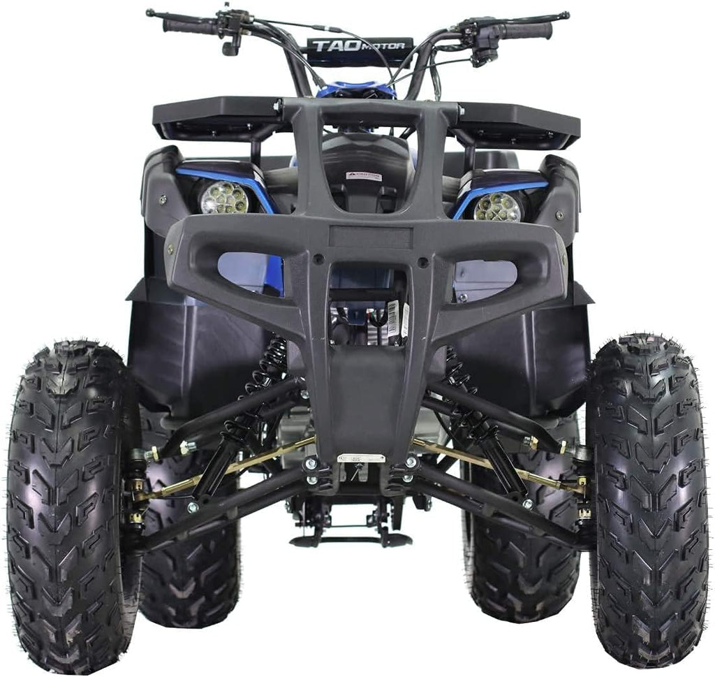 ATV Quad Four Wheeler Full Size with Reverse Manual Clutch Black k7p
