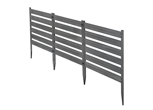 Vinyl Garden Fence Kit 3 Panels a7