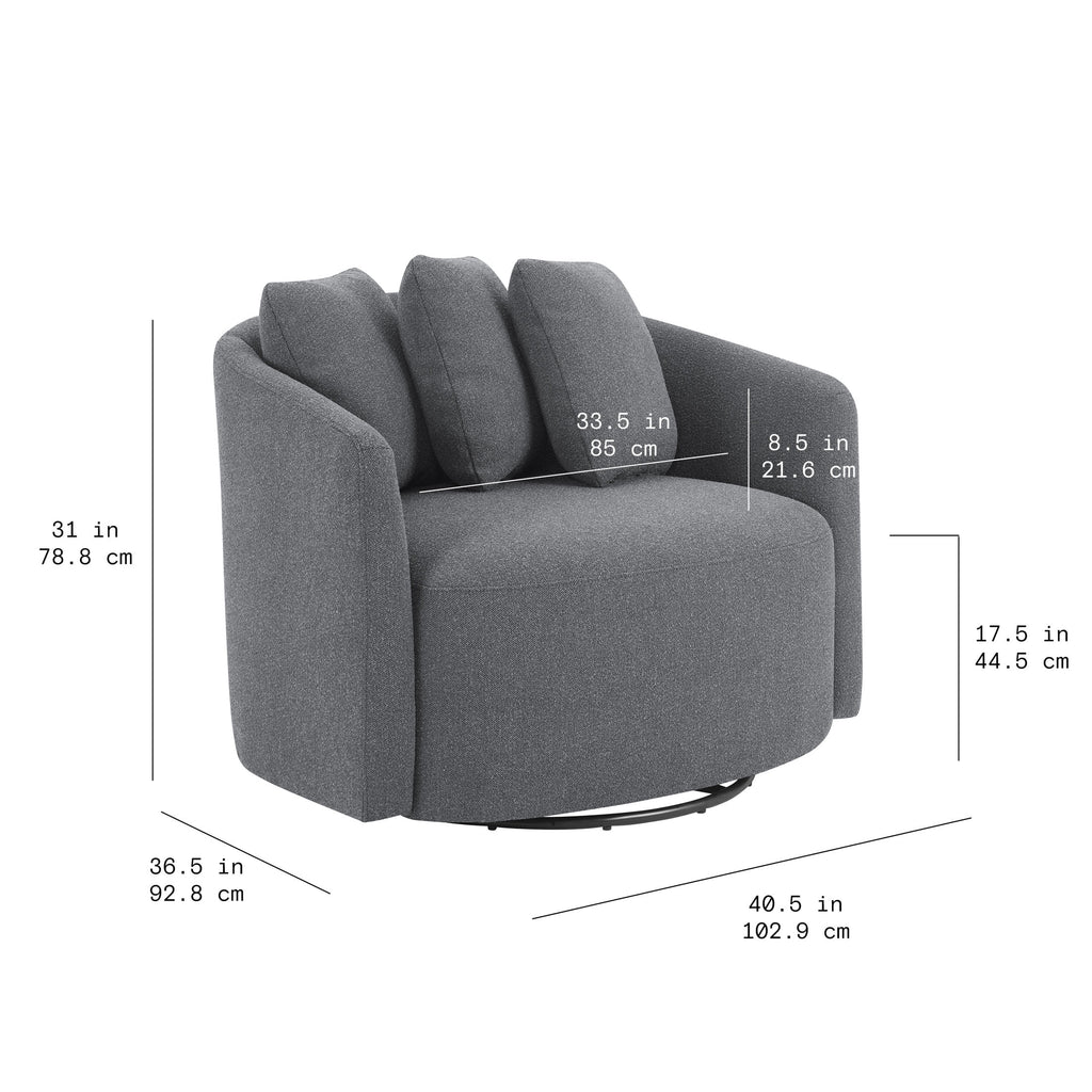 Charcoal Accent Chair k7p