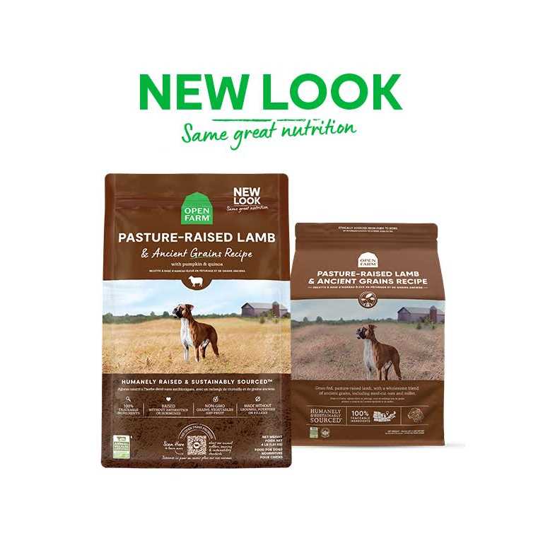 Pasture Raised Lamb Ancient Grains Dry Dog Food k7m