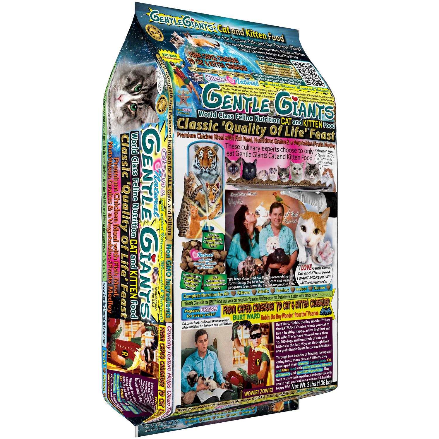 Gentle Giants Chicken &amp; Fish Dry Cat Food - Pet Supplies online store