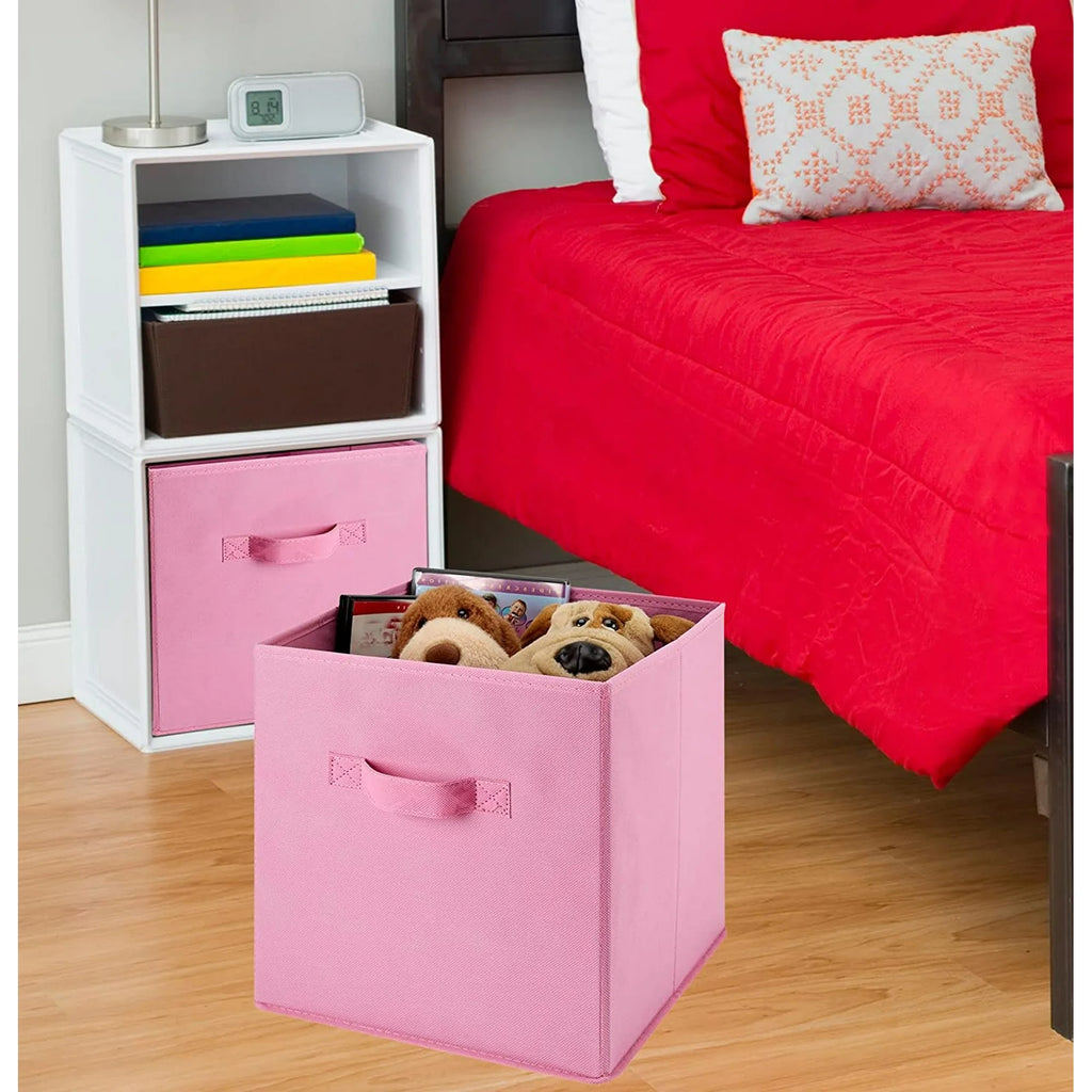 Foldable Laundry Storage Bins 6-Pack Collapsible Cube Organizers a7