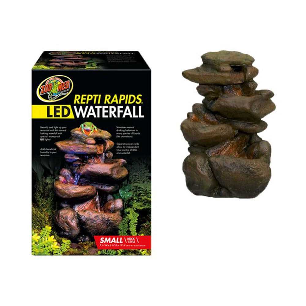Pet Waterfall LED Rock Decor k7