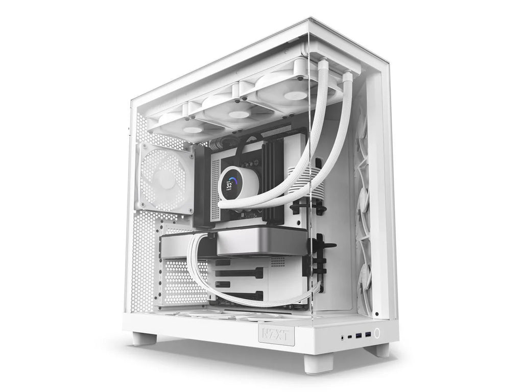 PC Case Dual-Chamber Mid-Tower White a7