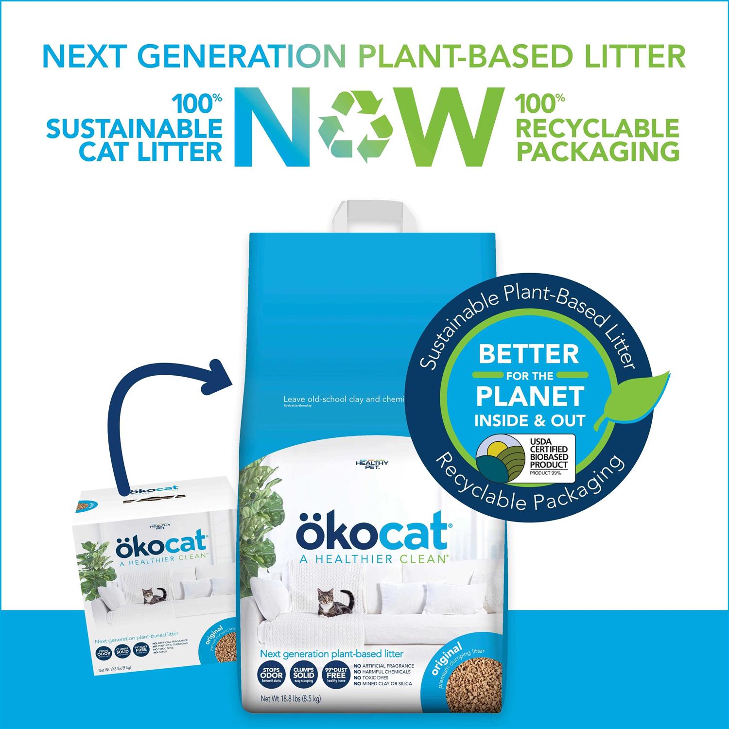Natural Wood Clumping Cat Litter a7