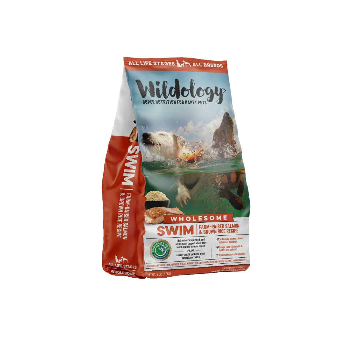Salmon & Brown Rice Dog Food k7m