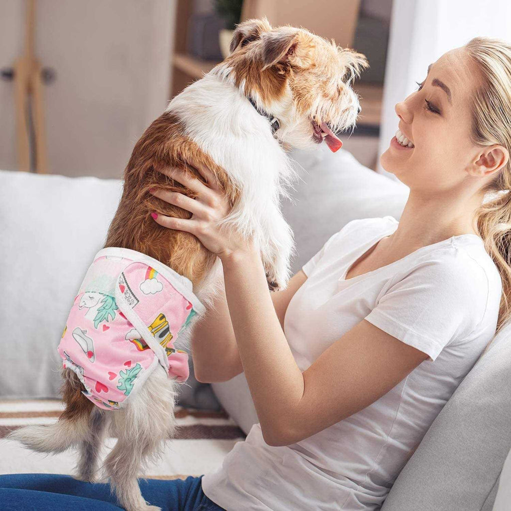 Pet Washable Female Dog Diapers Comfort Reusable for Heat d7k