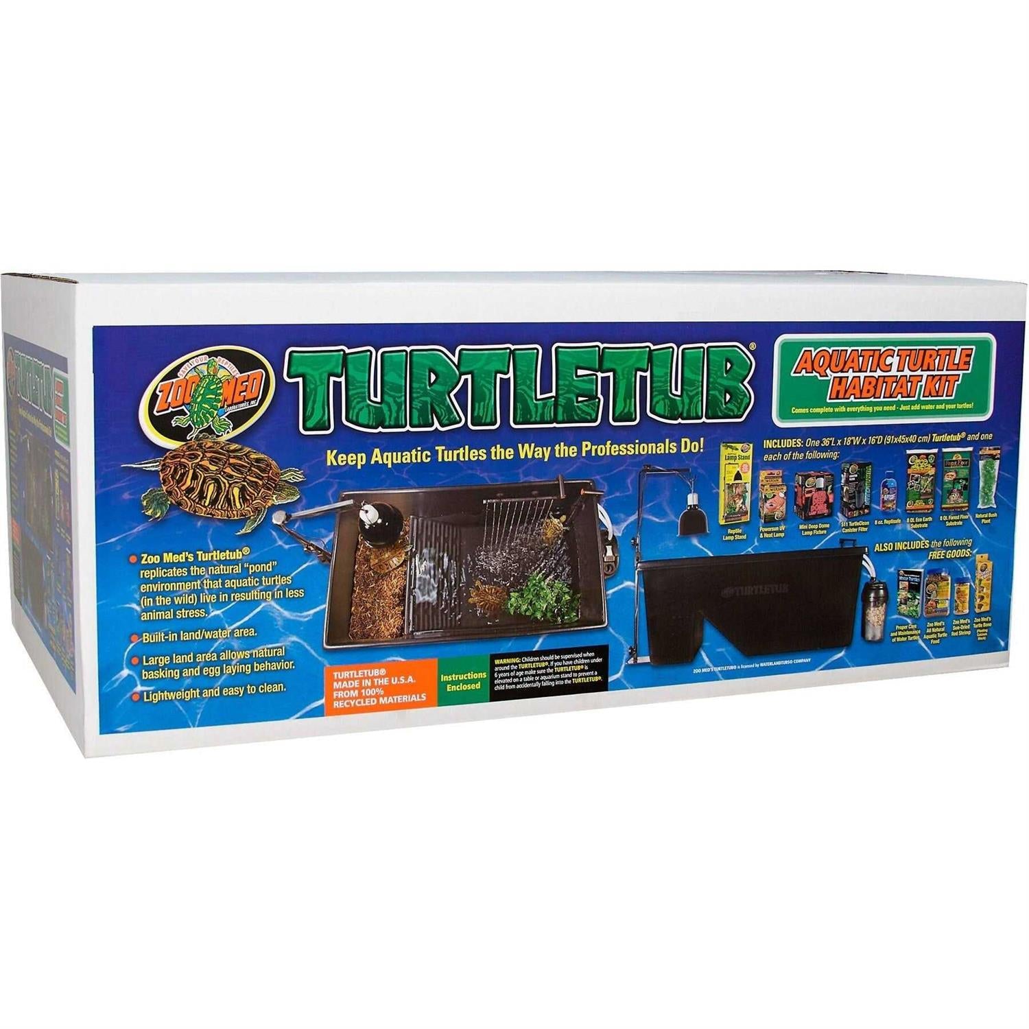 Aquatic Turtle Tub Kit 7k