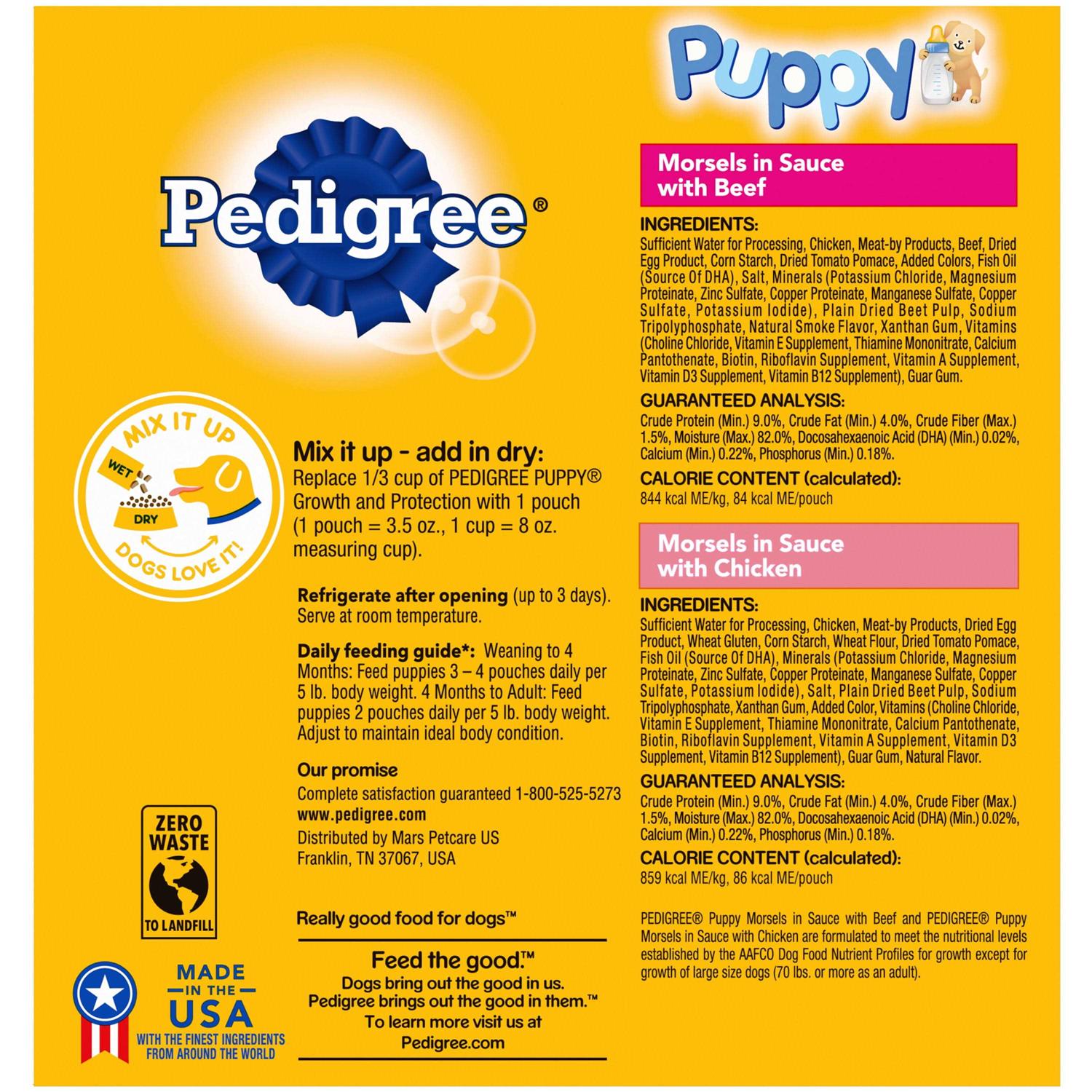 Puppy Wet Dog Food Chicken in Sauce k7