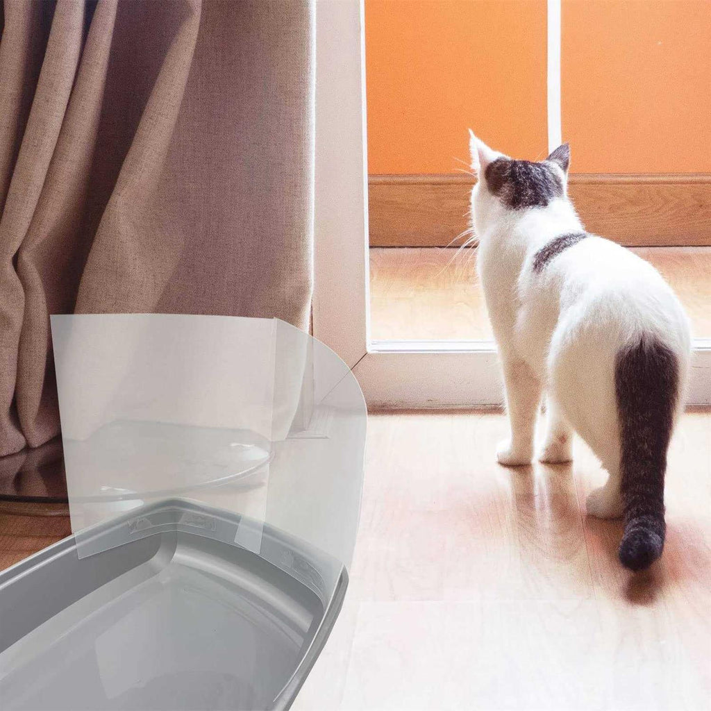 Cat Litter Box Pee Shields Easy Clean Anti-Splashing Flexible3k