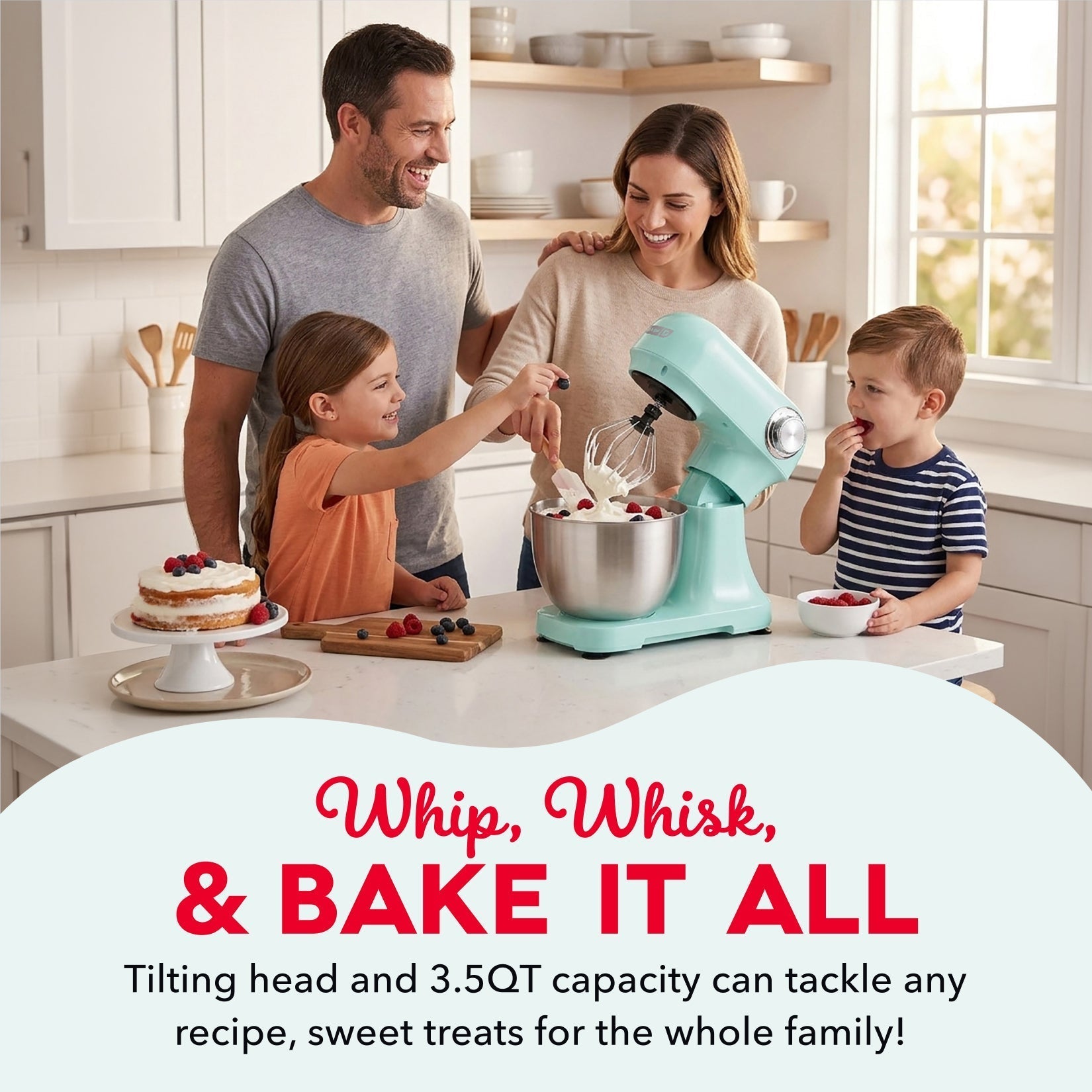 3.5 Qt Tilt Head Stand Mixer B0　0Z d6