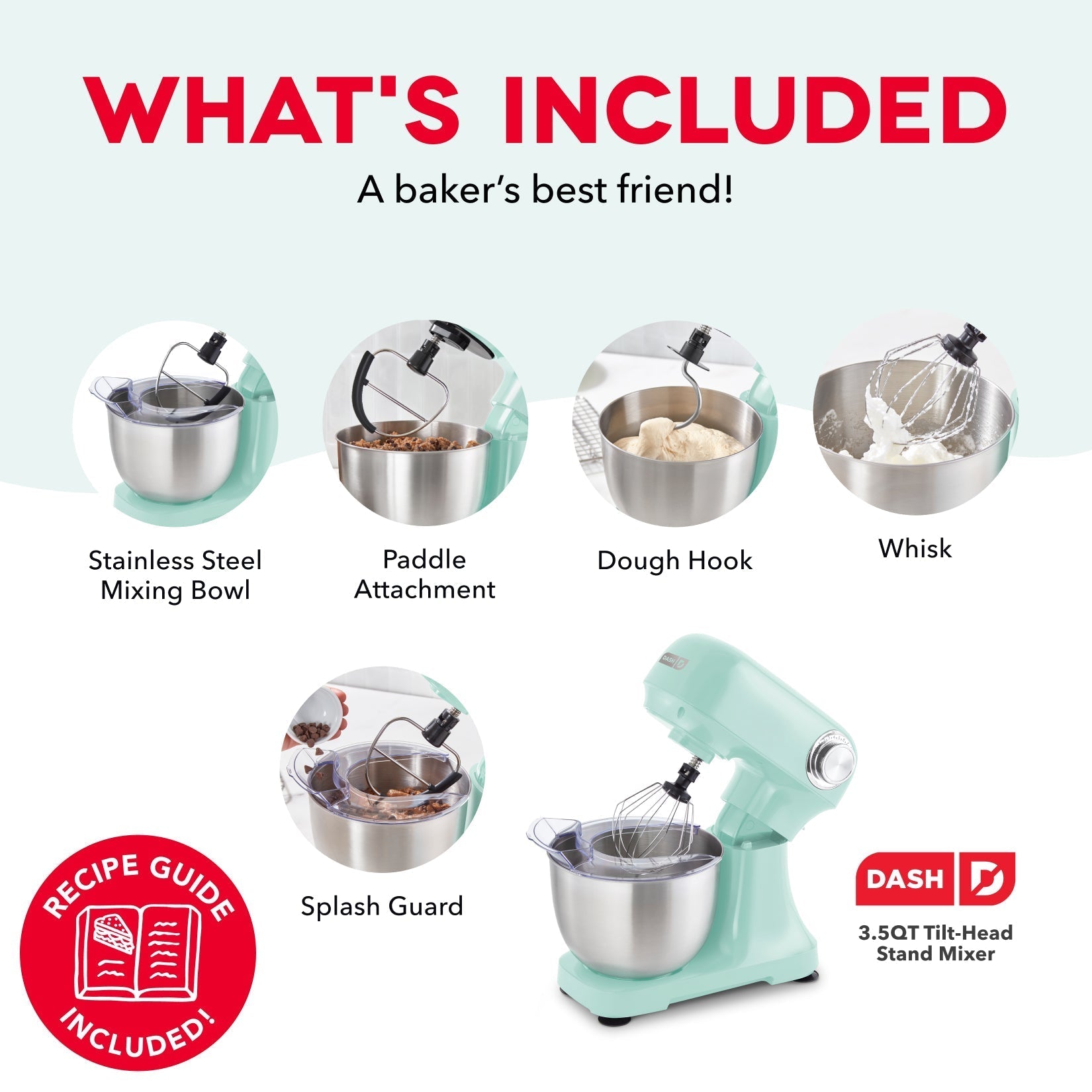 3.5 Qt Tilt Head Stand Mixer B0　0Z d6