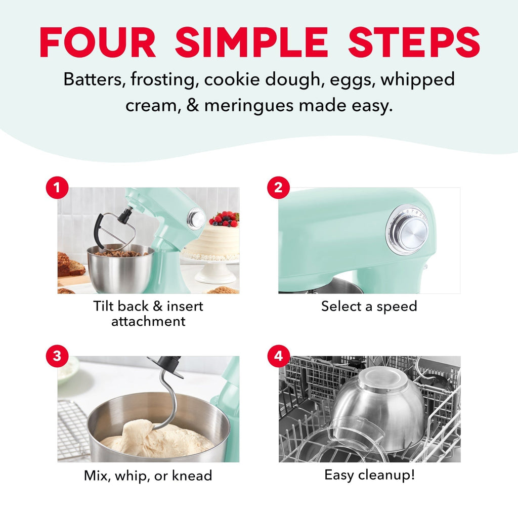 3.5 Qt Tilt Head Stand Mixer B0　0Z d6