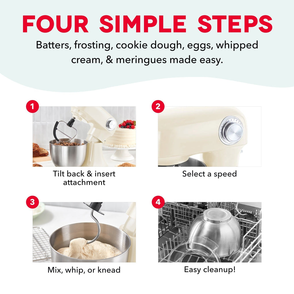3.5 Qt Tilt Head Stand Mixer B0　0Z d6