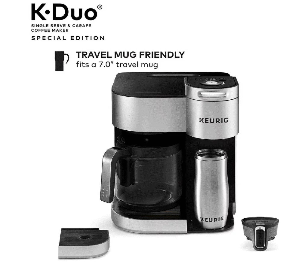 Coffee Maker Single Serve 12-Cup Drip Brewer Silver a7