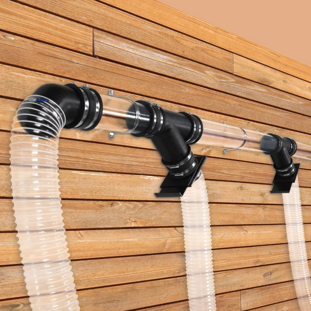 Clear PVC Dust Collection Pipe 4x36 Inch k7