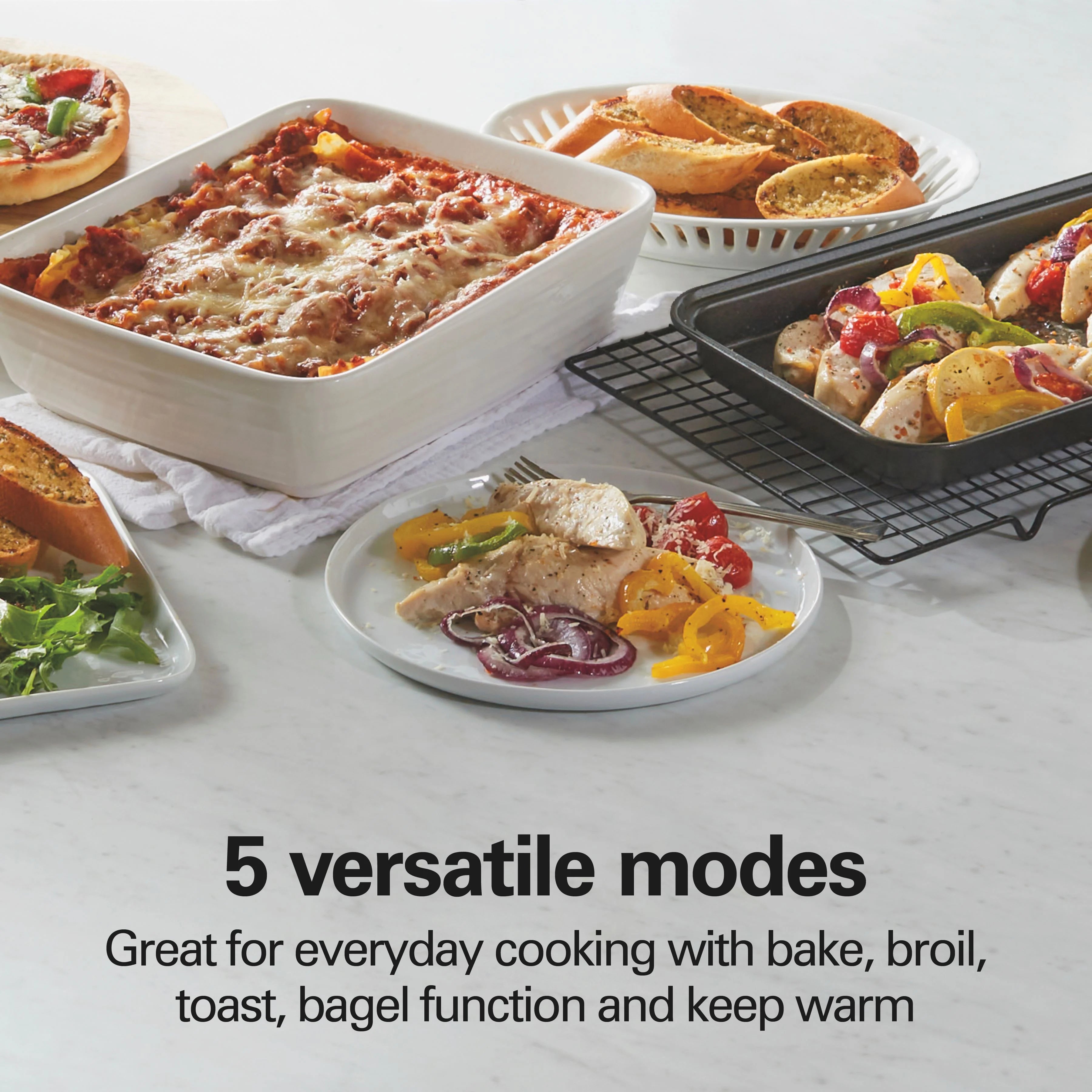 Toaster Oven Black Gray Accents a7k