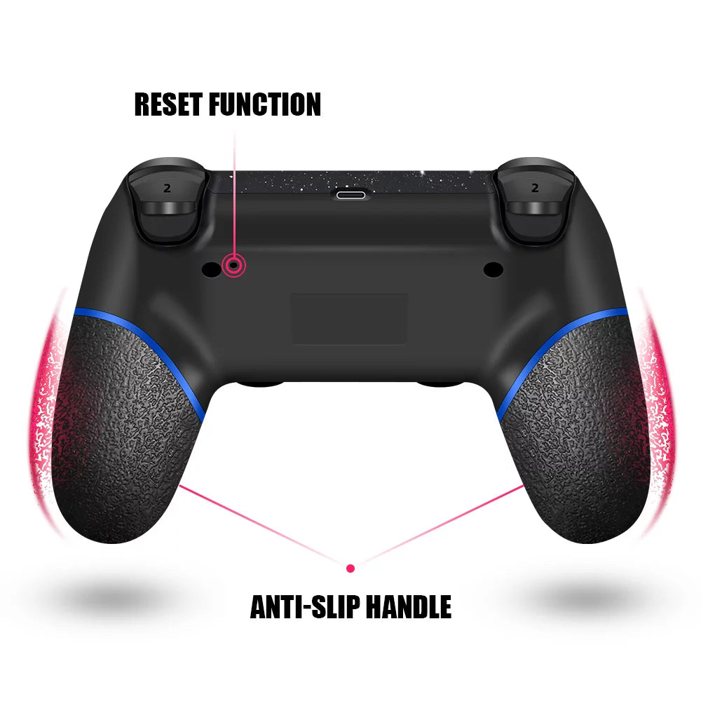 Wireless Controller for PS4 with Thumb Grips, Galaxy Design Gamepad a7