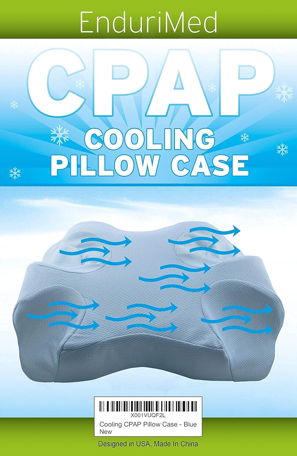 CPAP Pillow Bundle with Cooling Case for Side Sleepers k7m