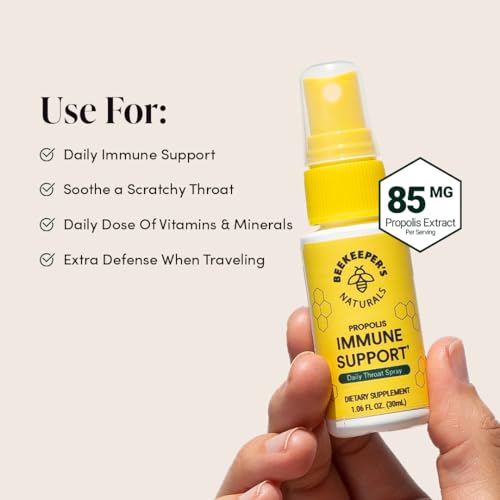 Propolis Throat Spray 95% Extract Natural Immune Support 1.06 oz k7