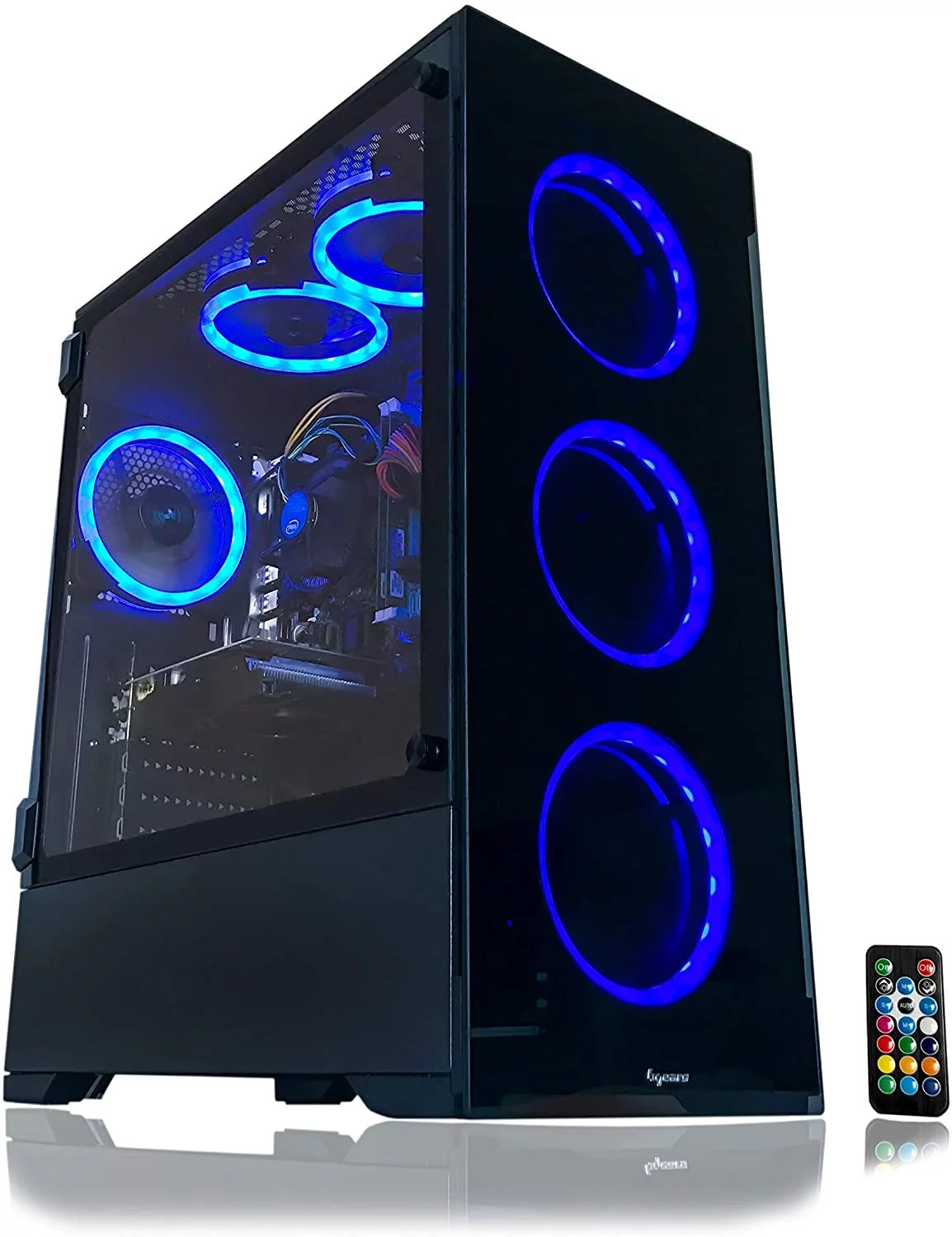 Gaming Desktop PC Intel 3.70GHz 16GB RAM 512GB SSD RX 580 8GB Windows 11 RGB k7