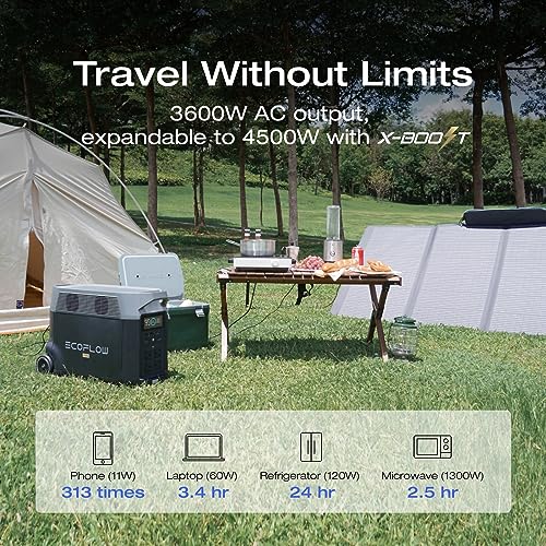 Portable Power Station 3600Wh Backup Battery for Home Camping RV k7p