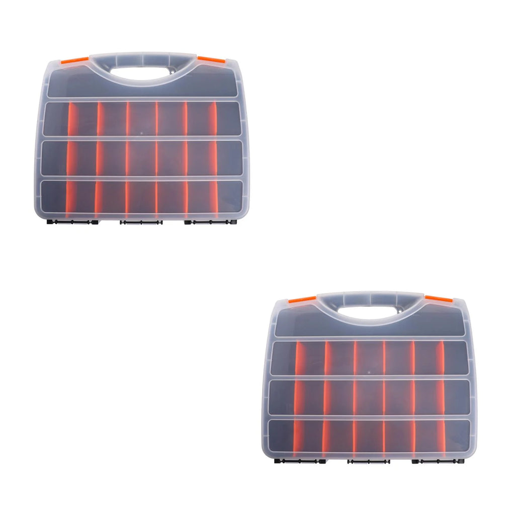 Screw Tool Organizer with Removable Dividers, Impact Resistant Storage Bins k7x