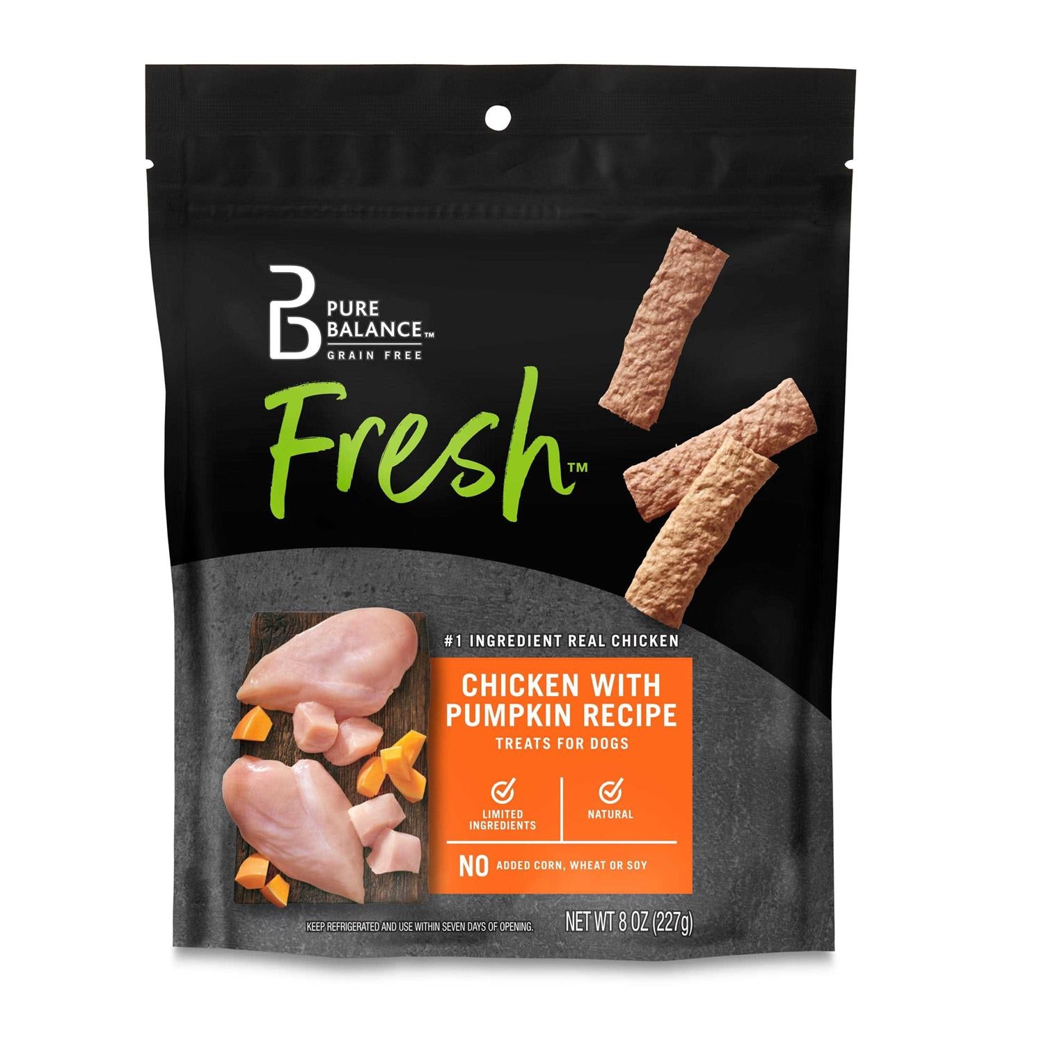 Pure Balance Fresh Chicken &amp; Pumpkin Recipe Natural Chews for Dogs - Pet Supplies online store
