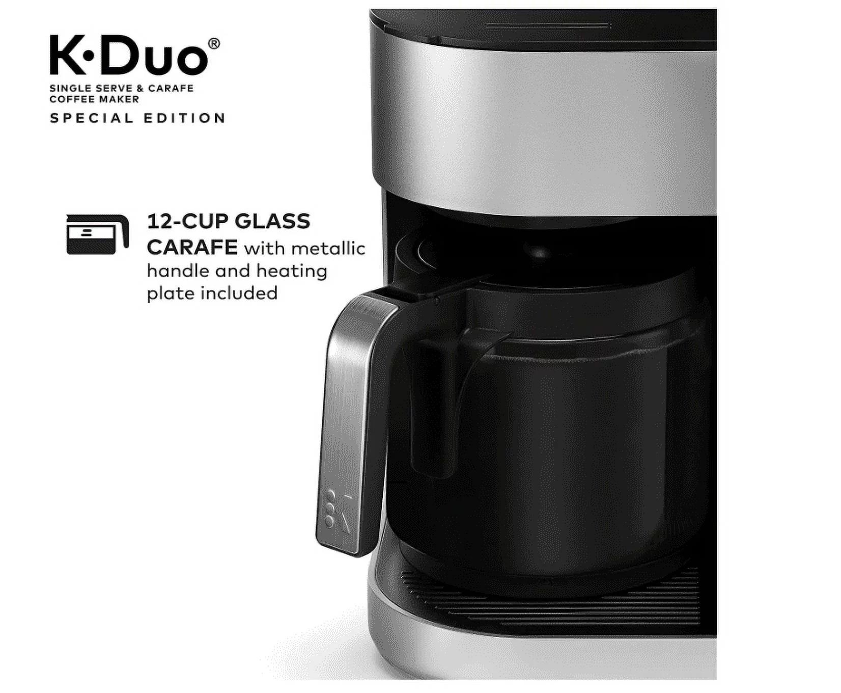 Coffee Maker Single Serve 12-Cup Drip Brewer Silver a7