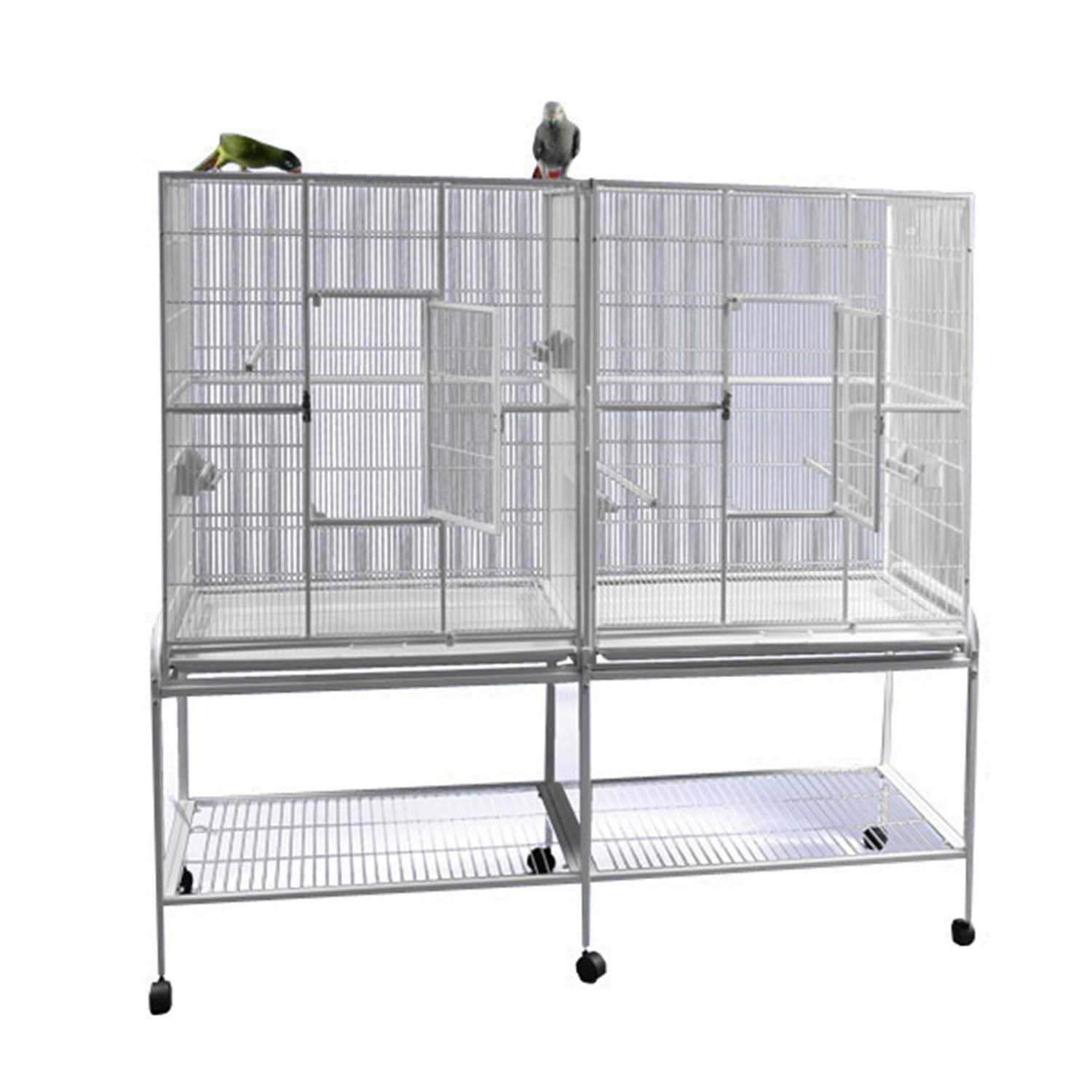 Pet Flight Cage with Divider k7m