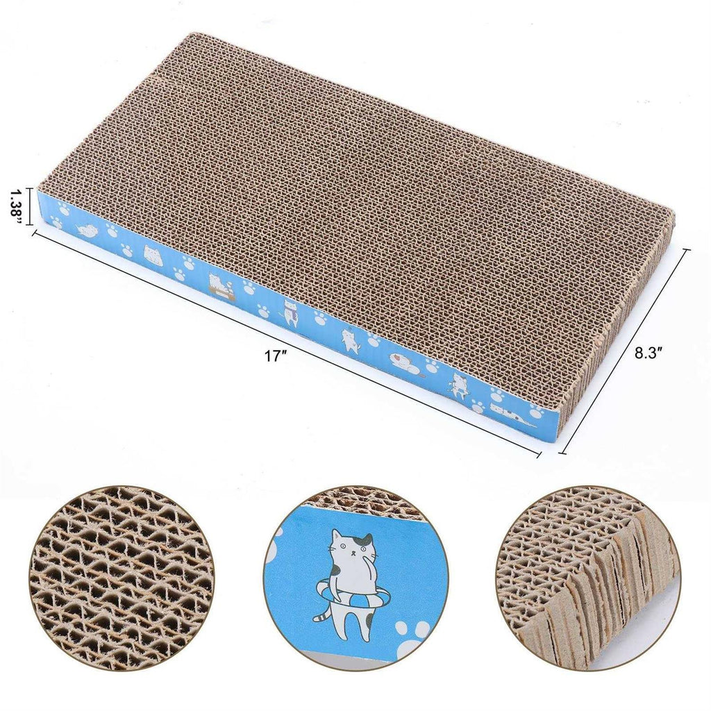 Cat Scratch Pad Cardboard 5 Pack Reversible a7