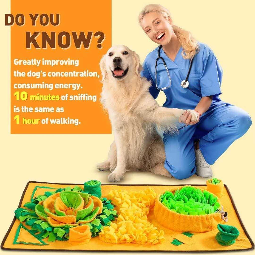 Snuffle Mat for Dogs Non-slip Carrot Enrichment Game k7p