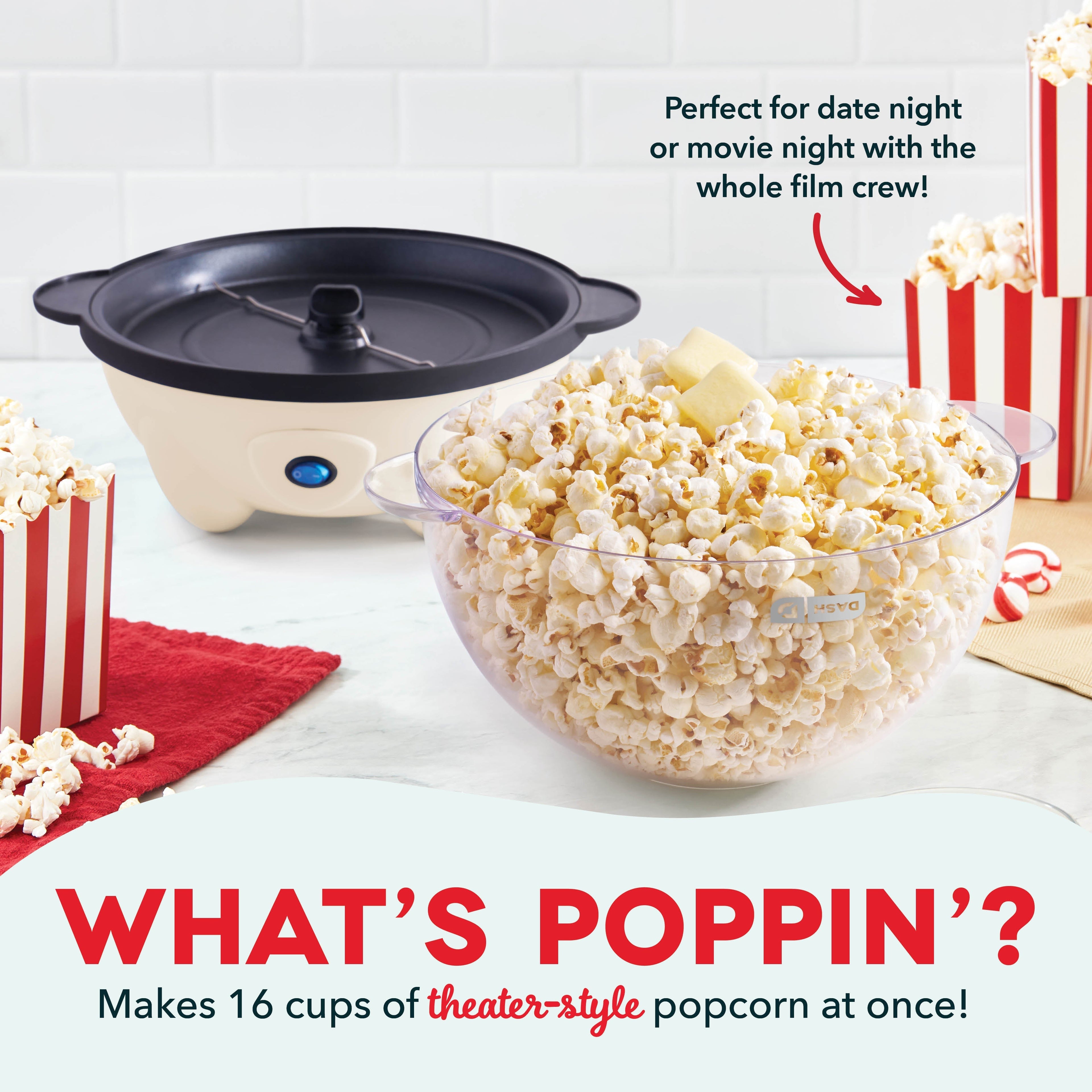 4.5qt Stirring Popcorn Maker P9　AN P9