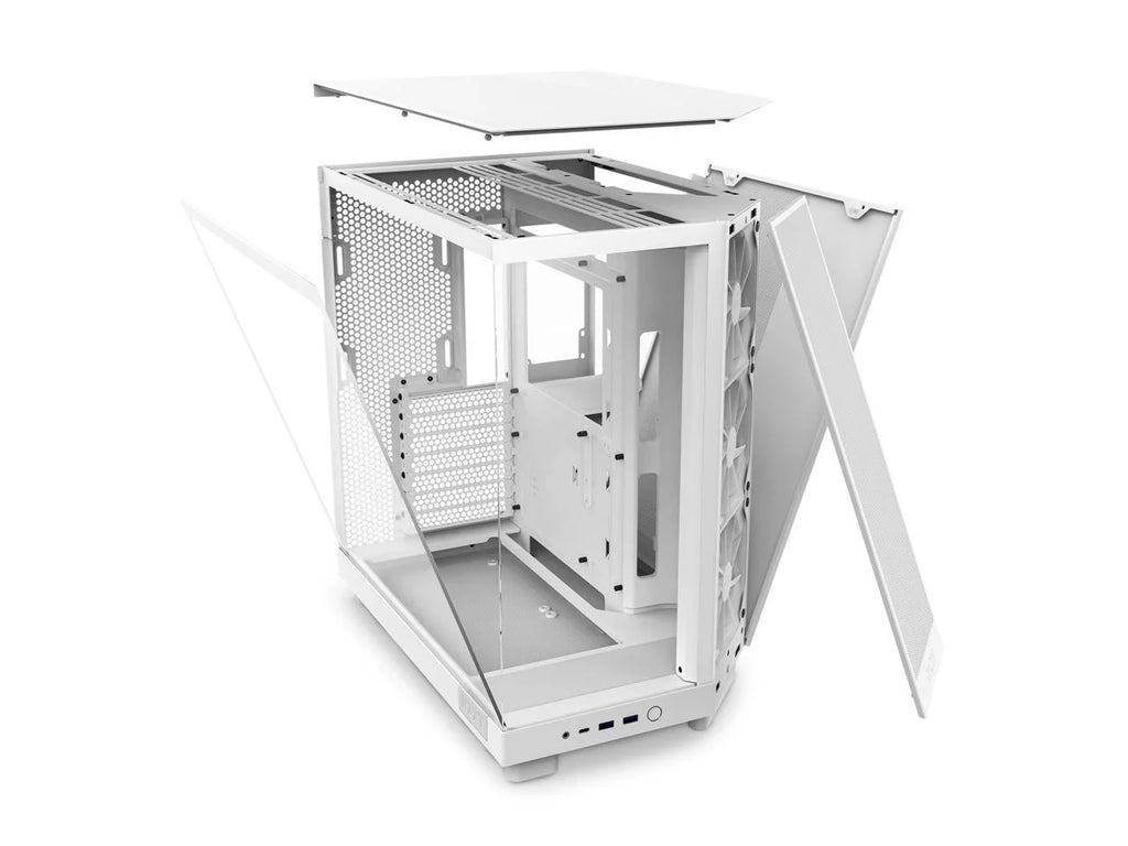 PC Case Dual-Chamber Mid-Tower White a7