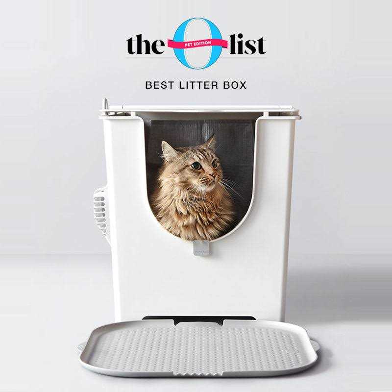 Cat Litter Box with Scoop and Reusable Liner a7