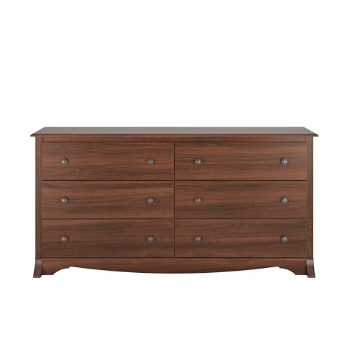 Rustic White Double Drawer Dresser and Nightstand Set k7m