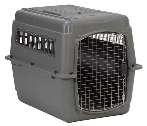 Dog Crate Travel Carrier 40 XL Gray k7p
