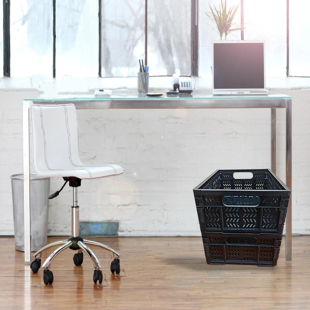 Foldable Storage Crates 20L Plastic Bins a7