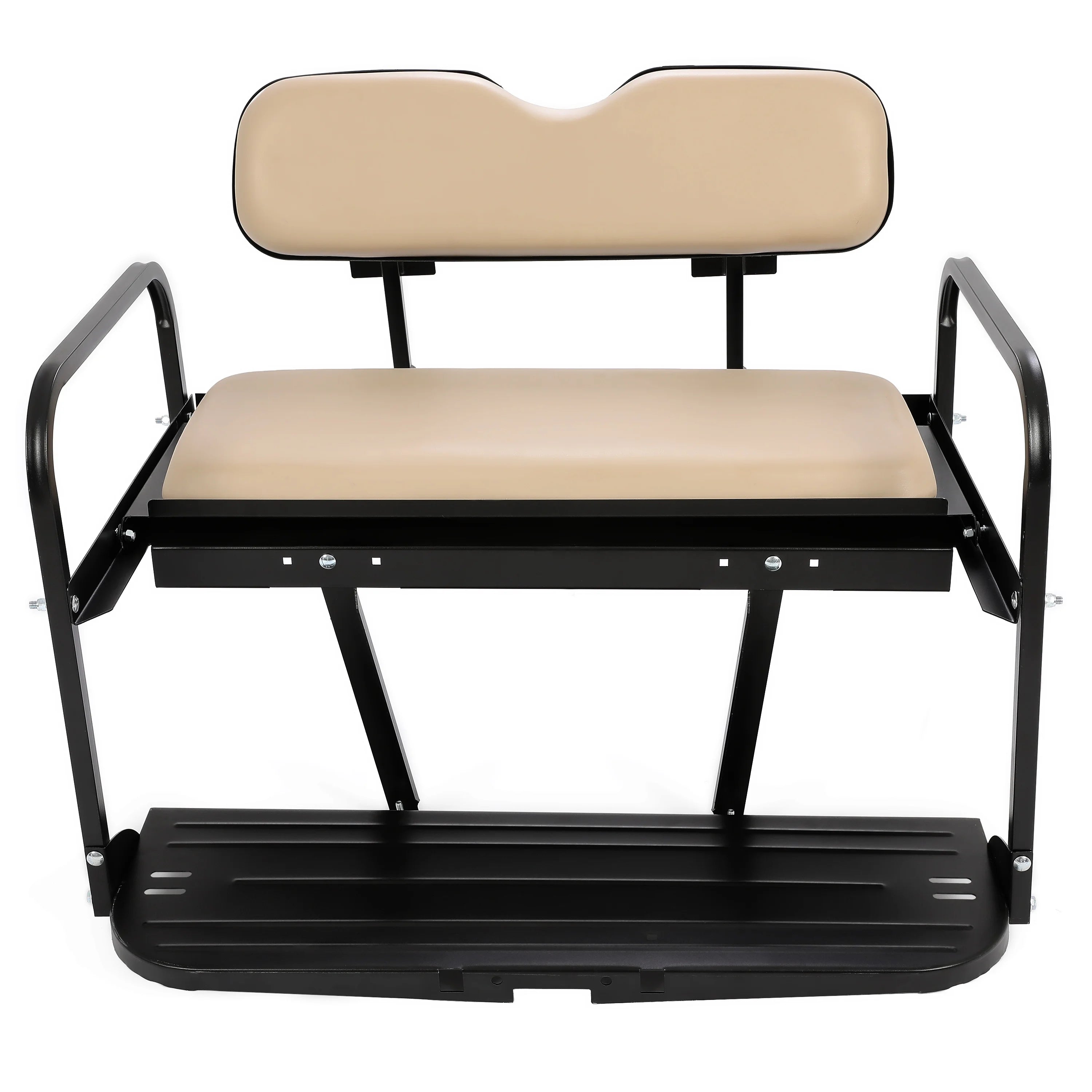 Golf Cart Rear Seat Kit Folding Tan 7k