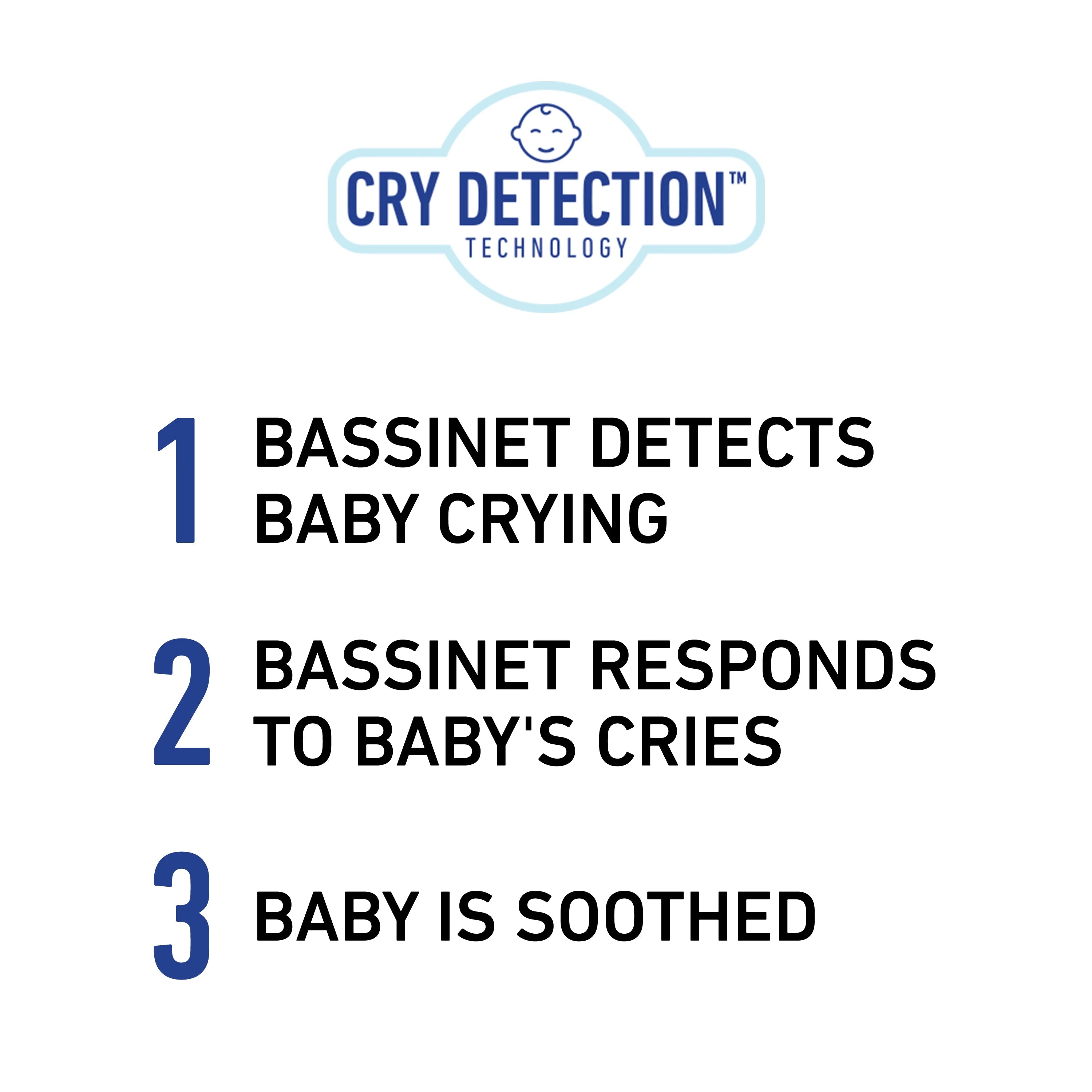 Bassinet with Cry Detection Technology, Ellison k7