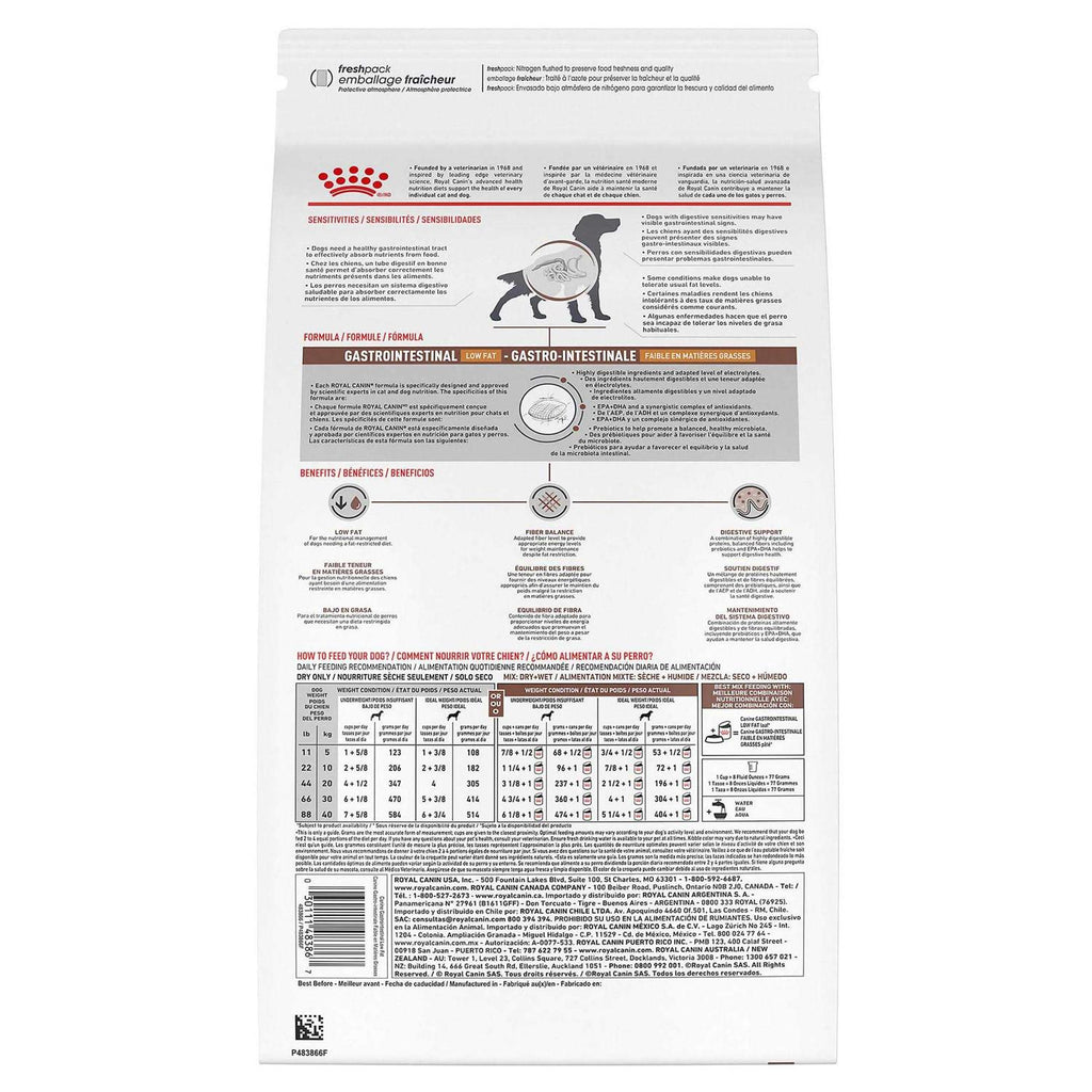 Gastrointestinal Low Fat Dry Dog Food a7