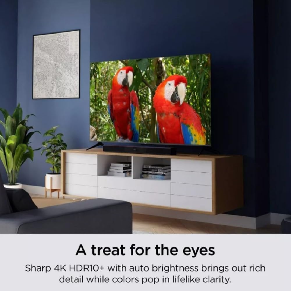 43" 4K HDR Smart TV with Streaming Apps Wi-Fi k7