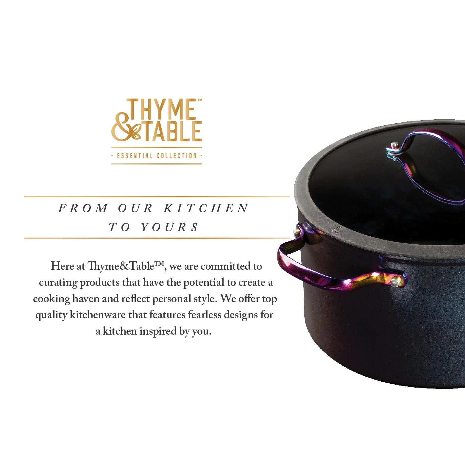 Non-Stick 12-Piece Cookware Set, Black Rainbow k7m