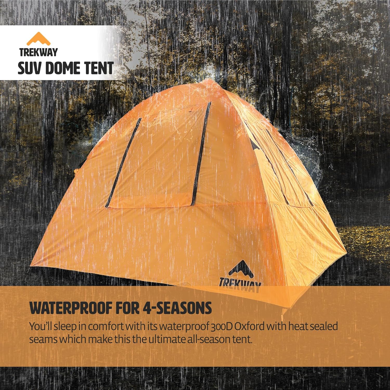 Waterproof Instant Camping Tent for SUV 9x9 ft k7