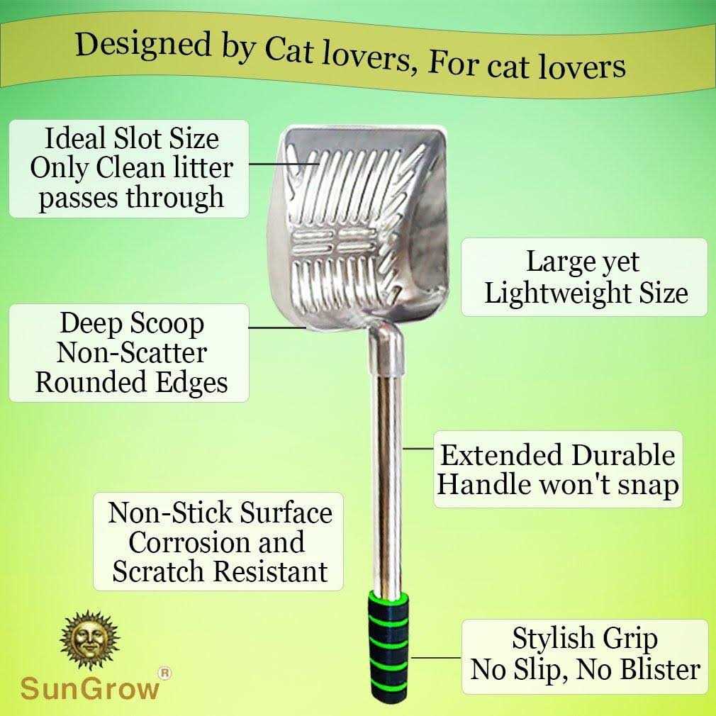 Cat Litter Scoop Metal Long Handle a7